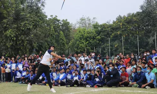 Neeraj Chopra discusses fitness, healthy biriyani with students in Gujarat school