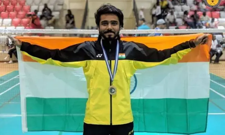 Indian shuttler Aman Farogh Sanjay (Source: Aman Farogh Sanjay/Facebook) Indian shuttler Aman Farogh Sanjay (Source: Aman Farogh Sanjay/Facebook)