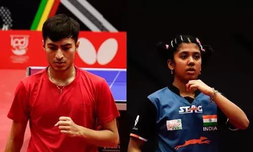 Payas Jain Suhana Saini Table Tennis