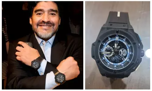 Maradonas stolen watch found in Assam