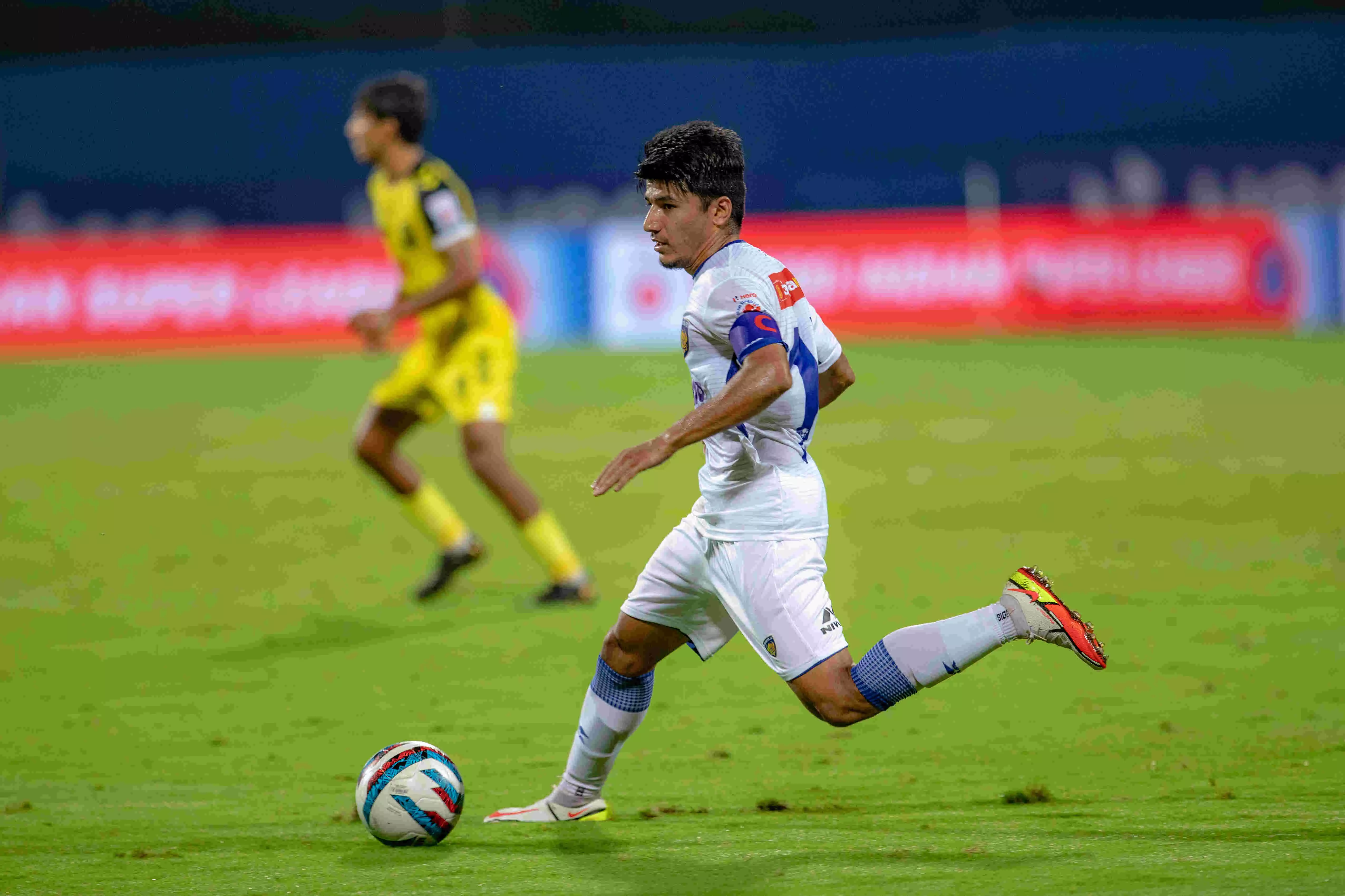 Anirudh Thapa looks to be on a whole different level this season; (Image via ISL)