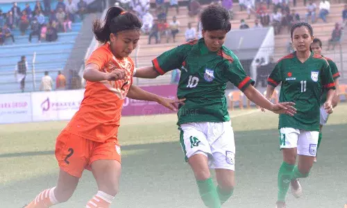 Indian Football: Bangladesh stun India by a solitary goal  in SAFF U-19 Womens Championship