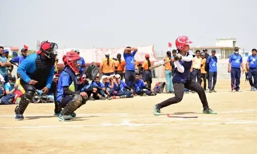A softball match tournament in India in action (Source: Softball Association of India)