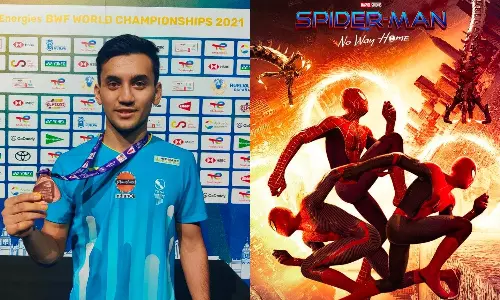 Lakshya Sen Spiderman No way home Lakshya Sen Spiderman No way home