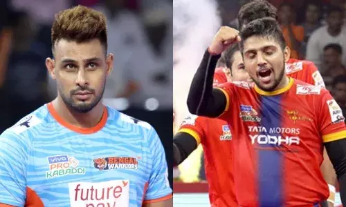 Maninder Singh Nitesh Kumar Kabaddi Bengal Warriors UP Yoddha PKL