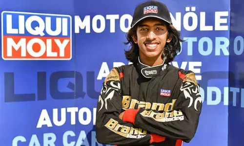 Indian Racer Kyle Aditya Kumaran (Source: TKART)