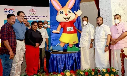 Kerala Olympic Games mascot Neeraj (Source: News 18 Malayalam)