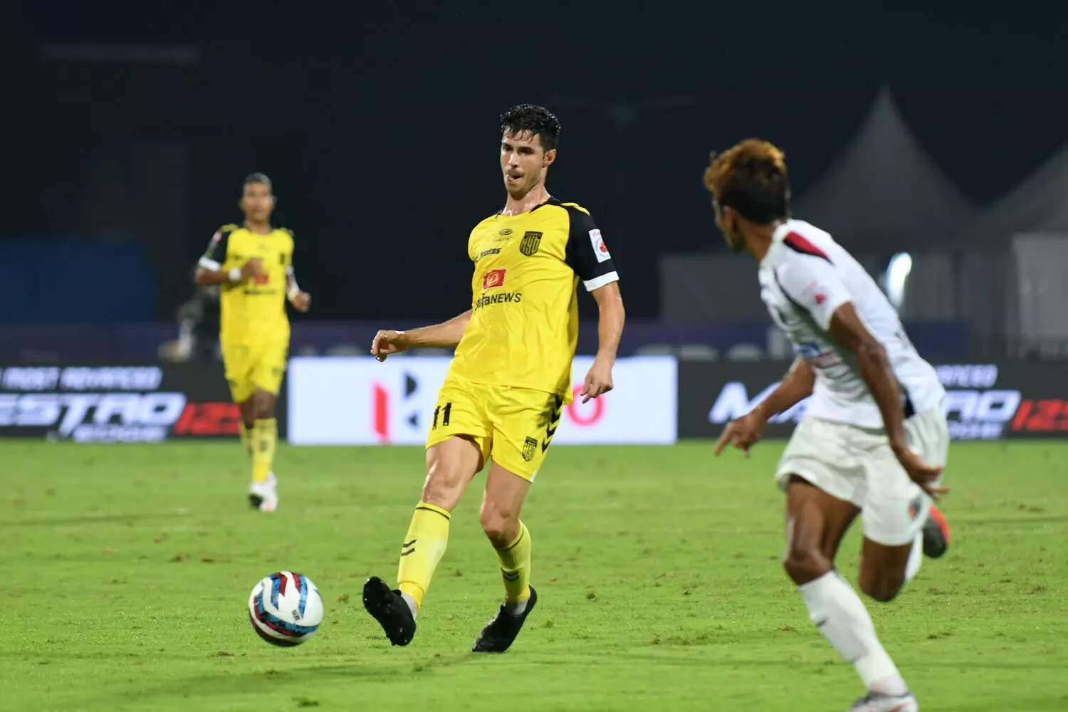 Edu Garcia in action against NorthEast United; (Image via HFC Media)