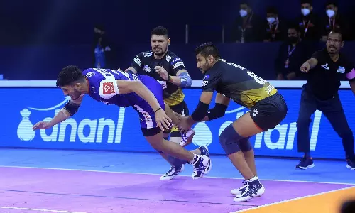 Telugu Titans and Haryana Steelers Kabaddi