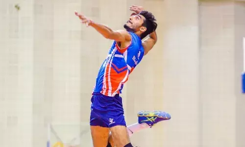 Prime Volleyball League team Hyderabad Black Hawks players Amit Gulia