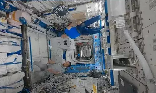 Orbital Badminton. 360 degree, (Source: Screengrab) Orbital Badminton. 360 degree, (Source: Screengrab)