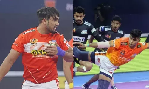 Sunil Malik Gujarat Giants Aslam Inamdar Puneri Paltan