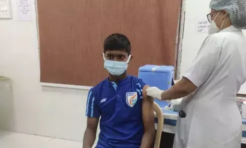 U-17 football players