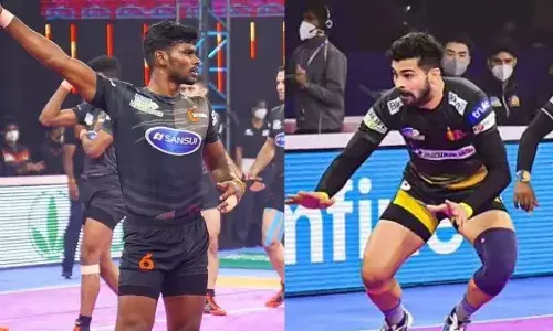 V Ajith U Mumba Ankit Beniwal Telugu Titans