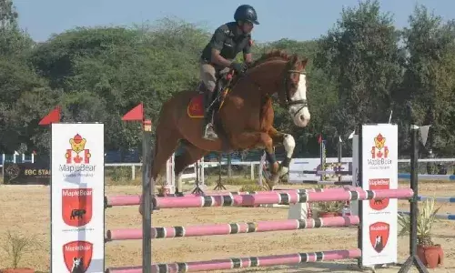 Indian show jumping team