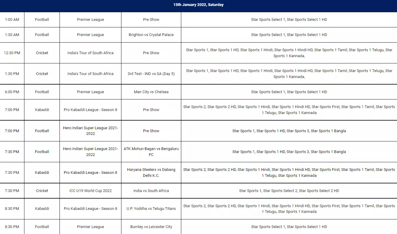 Hotstar discount schedule cricket