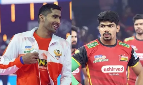 Rakesh HS Gujarat Giants Pawan Sehrawat Bengaluru Bulls