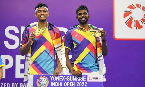 Satwiksairaj Rankireddy and Chirag Shetty India Open