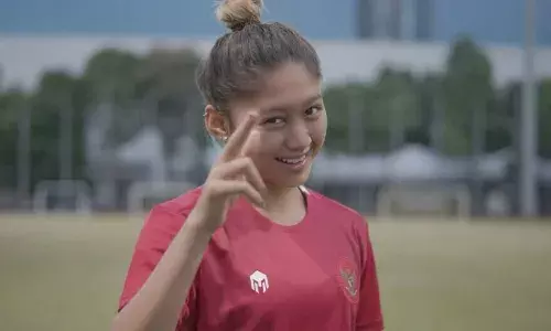 Young Indonesian womens footballer Zahra Muzdalifah  (Source: AFC)