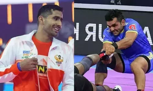 Rakesh HS Gujarat Giants Surjeet Tamil Thalaivas