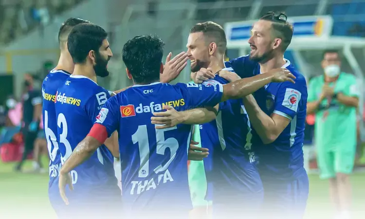 ISL 2021-22: Chennaiyin makes a comeback to bag 2-1 home win against NorthEast United FC