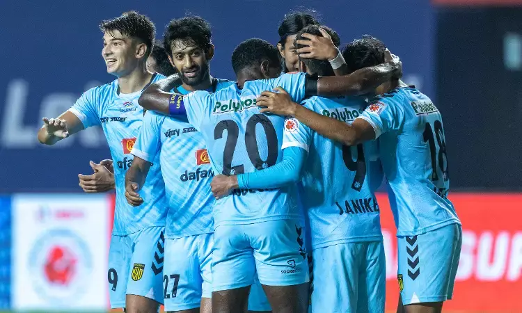 ISL 2021-22: Hyderabad FC climbs top of the table after 4-0 win against SC East Bengal ISL 2021-22: Hyderabad FC climbs top of the table after 4-0 win against SC East Bengal