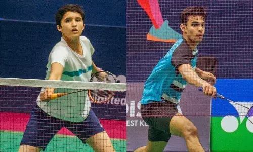 Unnati Hooda and Kiran George Badminton