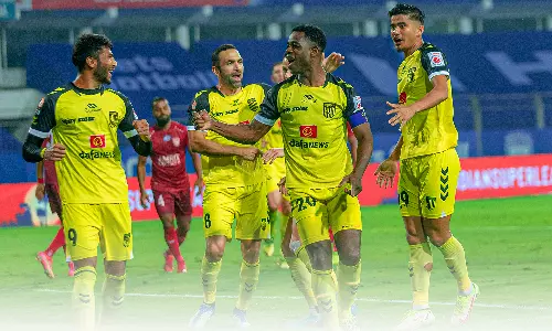 ISL 2021-22: Fabulous Hyderabad scores five past North East