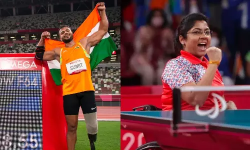Sumit Antil Bhavina Patel Asian Awards 2021 Paralympics