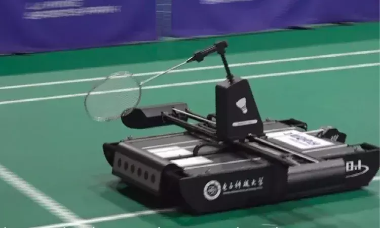 WATCH: Video of a robot playing badminton goes viral