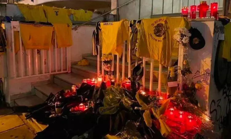 Greek fan football murder death supporters