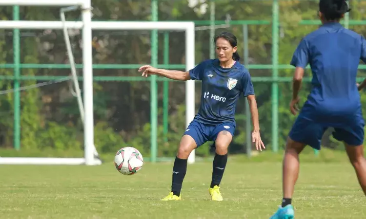 Indian womens football teams midfielder Yumnam Devi announced retirement (Source: CPD Football Blog) Indian womens football teams midfielder Yumnam Devi announced retirement (Source: CPD Football Blog)