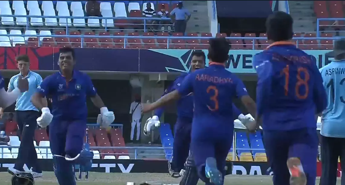 U19 World Cup Final India Beat England By 4 Wickets Highlights