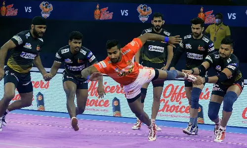 Pro Kabaddi Season 9: U.P. Yoddhas beat Jaipur Pink Panthers 34-32