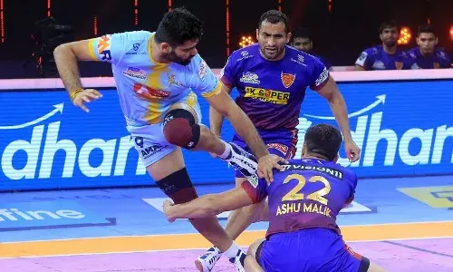Pro Kabaddi: Pardeep Narwal helps UP Yoddha go past Dabang Delhi