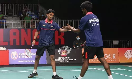Amsakarunan Hariharan and Rethinasabapathi Ruban Kumar Badminton
