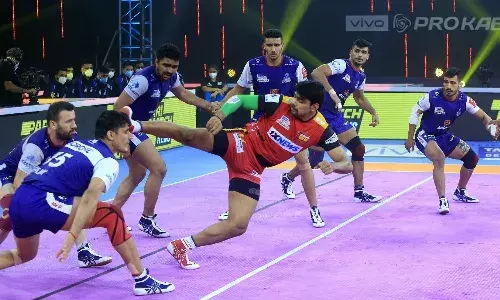 Pro Kabaddi: Bengaluru Bulls beat Haryana Steelers; stay alive in playoffs race