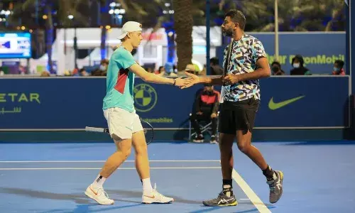 Denis Shapovalov and Rohan Bopanna