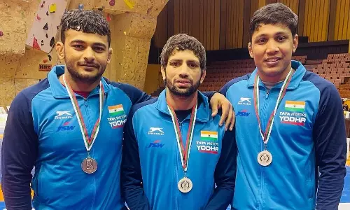 Wrestlers Deepak Punia Ravi Dahiya Gourav Baliyan