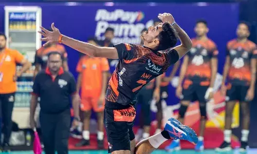 Prime Volleyball League: Calicut Heroes vs Hyderabad Blackhawks LIVE (Source: Hyderabad Blackhawks/Twitter)