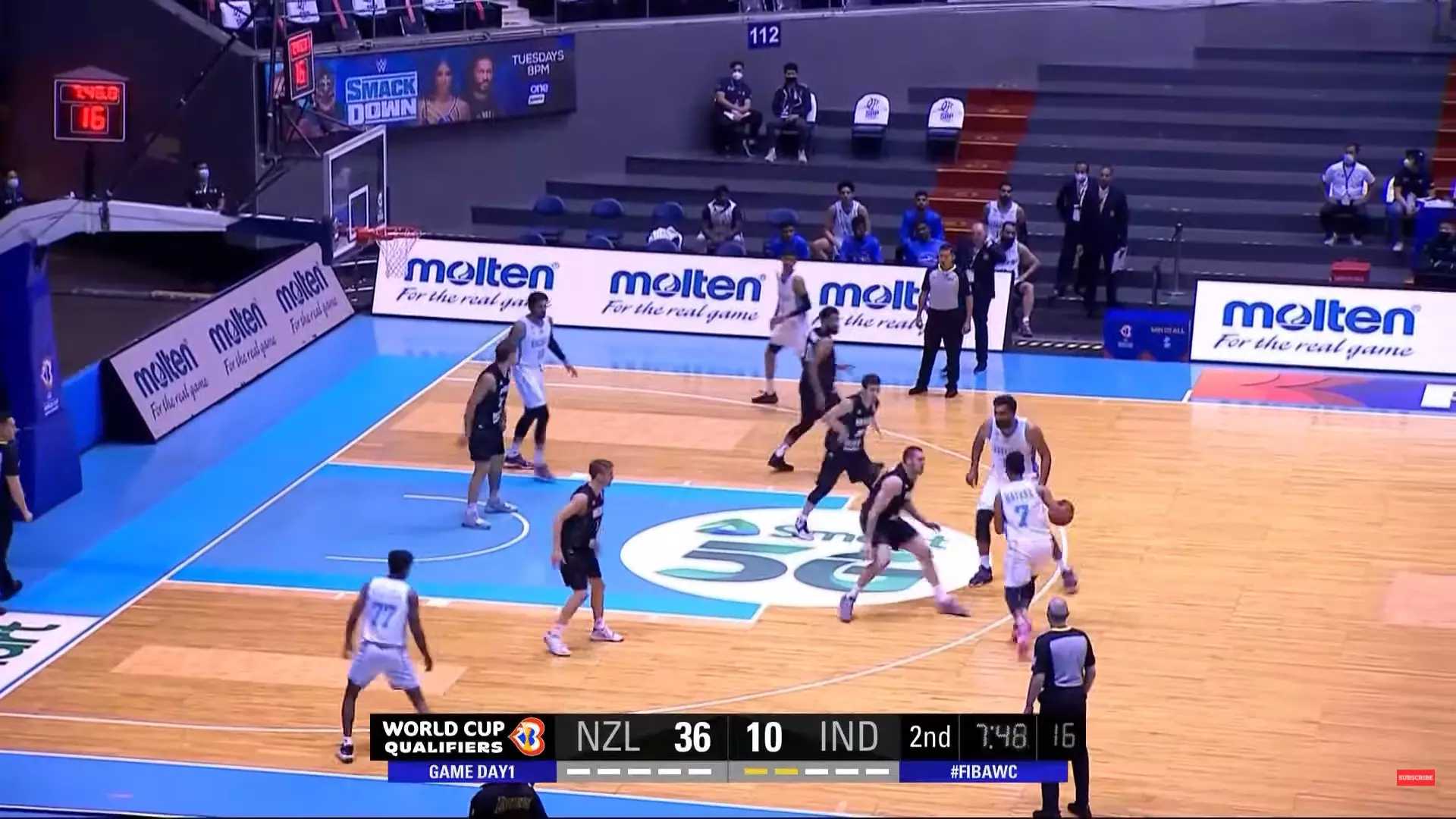 India vs New Zealand Basketball