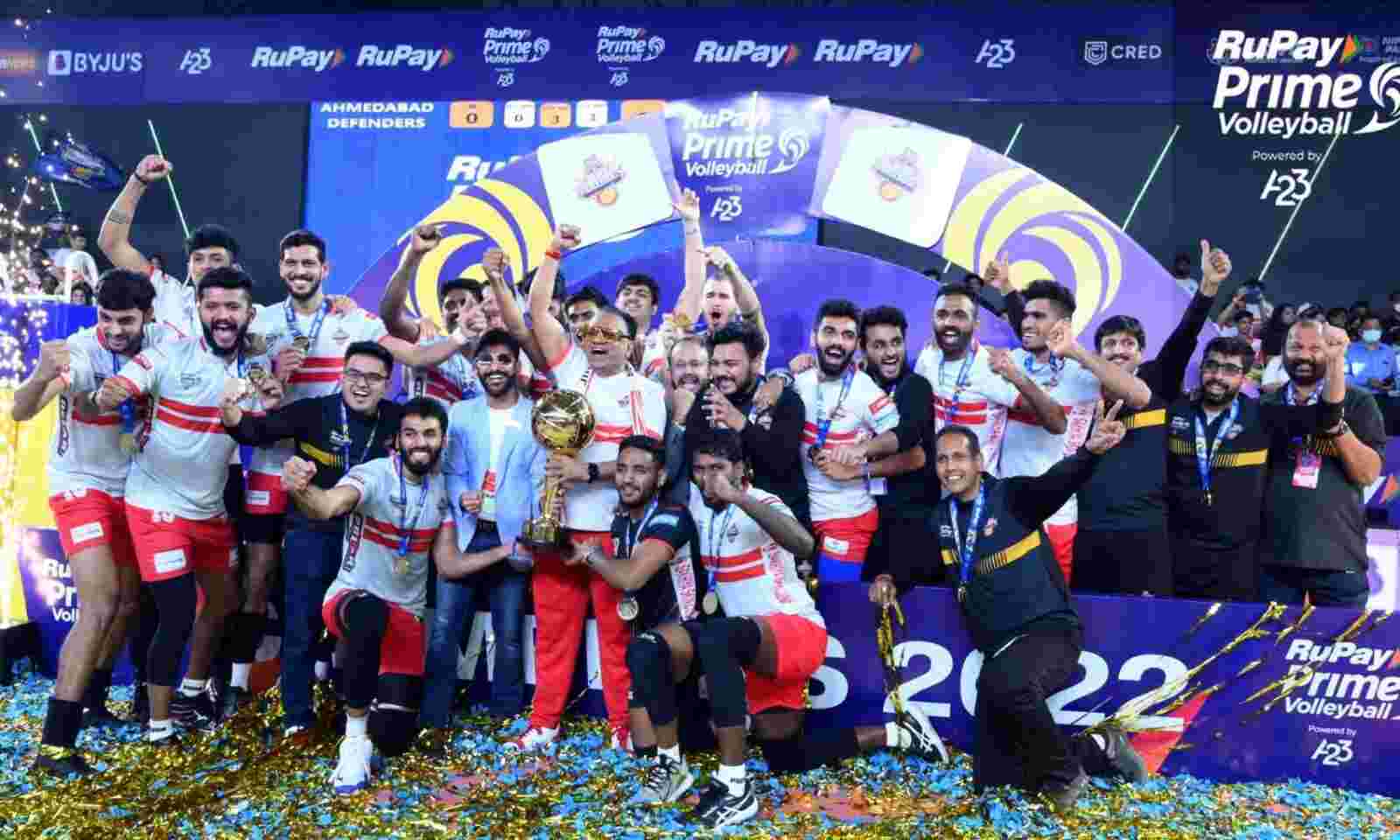 Prime Volleyball League 2023 Kolkata Thunderbolts win 3-2 v/s Bengaluru Torpedoes- Highlights