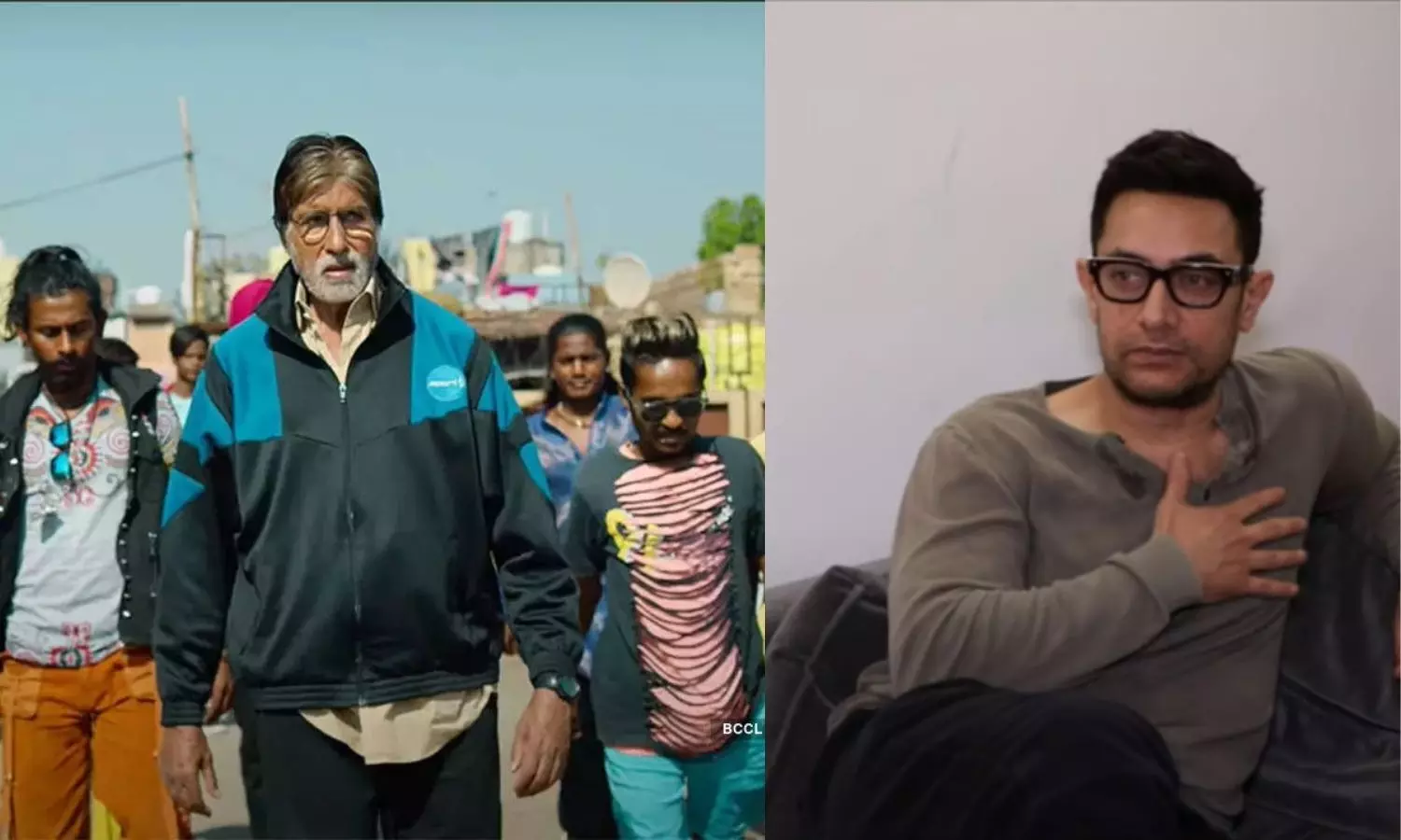 WATCH: Aamir Khan cries, gives standing ovation after watching Amitabh  Bachchan's Jhund