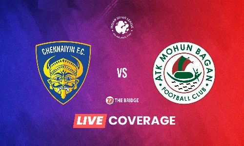 ISL LIVE: Chennaiyin FC vs  ATK Mohun Bagan score, goals, and updates