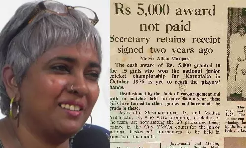 How a Karnataka cricketer riled up state politics and lost her career to the system over Rs 333