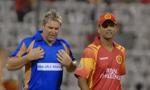 Shane Warne and Rahul Dravid Cricket
