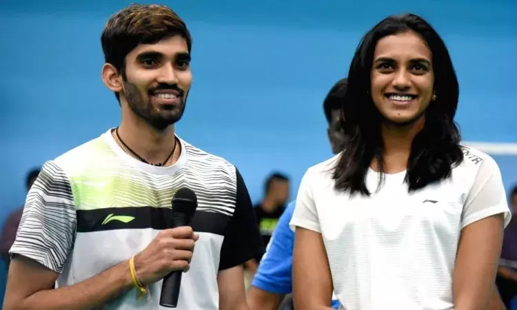 Kidambi Srikanth and PV Sindhu