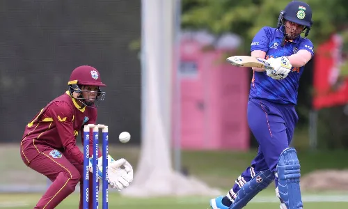 India won the Womens World Cup warm-up match against West Indies (Source: BCCI Women/Twitter)