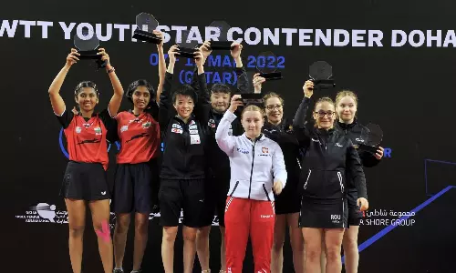 Suhana Saini Yashaswini Ghorpade Table Tennis