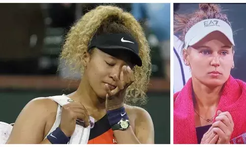 Brought to tears by heckler, Naomi Osaka asks for microphone after crashing out of Indian Wells